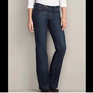 Eddie Bauer Women’s size 8 Curvy Denim Stretch Trousers
